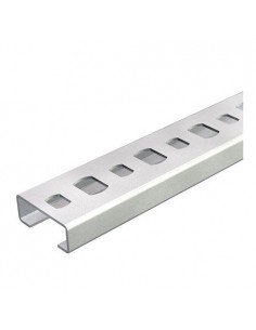 Perfil Perforardo 20X08mm De 2 Metros De Longitud