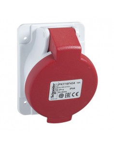 Base Cetac empotrar 16A 3P+N+TT 380-415V PKY16F435 Schneider
