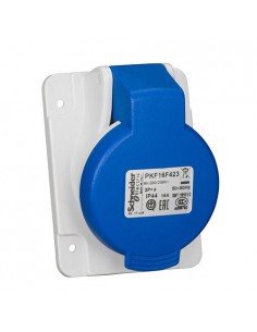 Base Cetac empotrar Con Tornillo 16A 2P+TT 200-250V PKF16F423 Schneider