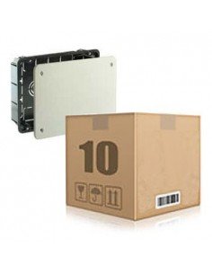 Pack 10 Cajas de empotrar pladur 112x112