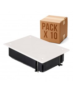 Pack 10 Cajas de empotrar pladur 167x112