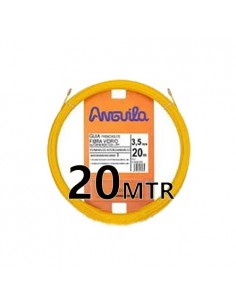Guia Pasacable Fibra 3,5MM 20MT Amarilla
