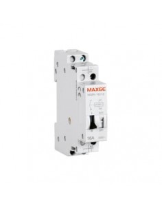 Telerruptor Maxge  1NO 16A AC230V/DC110V con Mando Manual