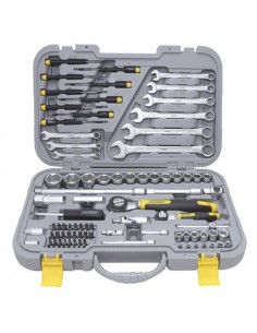 Juego Herramientas 91Piezas Cromo Vanadio con Maletín