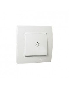 Pulsador símbolo luz Lillium Natural 32001004