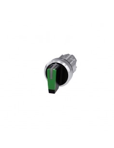3SU1052-2BL40-0AA0 SELECTOR 3P METAL MANETA CORTA VERDE