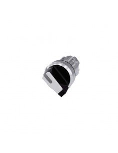 3SU1052-2BC60-0AA0 SELECTOR 2P O-I MANETA CORTA ILUM. MET. BRILLIO NEGRO