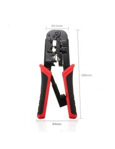 Alicate montaje conectores macho Rj45/RJ11