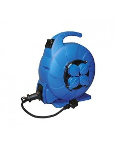 Enrollacable 15m automático con 4 bases 2P+T