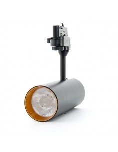 Foco LED para carril Black Roma 30W Trifásico - 4500