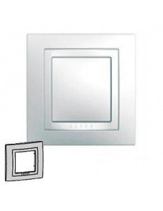 Marco 1 elemento Unica basic U2.002.18 Blanco Polar