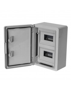 Armario distribución ABS 16 módulos (8x2) 250x350x150mm. Puerta Opaca