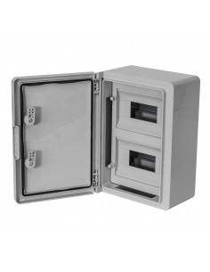 Armario distribución ABS 24 módulos (12x2) 300x400x170mm. Puerta Opaca