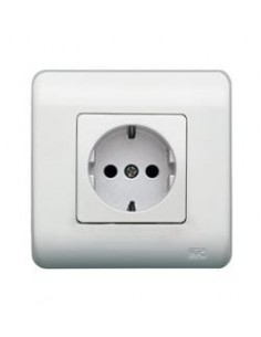 Tapa Schuko Blanco BJC 16724 SOL TEIDE