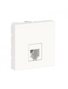 Toma Telefono RJ12 Ancha 6 Contactos New Unica Blanco NU349718