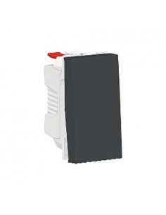 Conmutador Estrecho New Unica Antracita NU310354