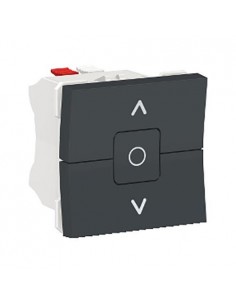 Interruptor de persiana 6A New Unica Antracita NU320854