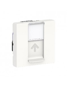 Toma RJ45 Ancha S-One categoria 5e UTP New Unica Blanco NU341118