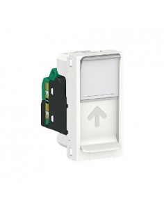 Toma RJ45 Estrecha S-One categoria 5e UTP New Unica Blanco NU341018
