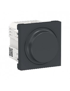 Regulador LED Universal Giratorio 5-200W New Unica Antracita NU351454