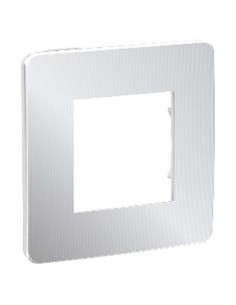 Marco 1 Elemento New Unica Aluminio Blanco NU280255