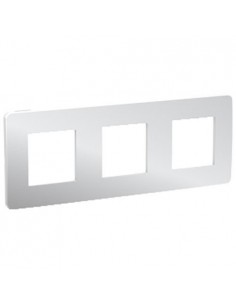 Marco 3 Elementos New Unica Aluminio Blanco NU280655