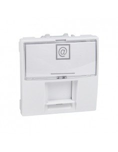 Caratula RJ45 Eunea Unica Universal Keystone Polar U9.460.18