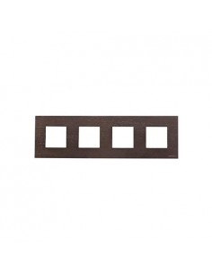 Marco de 4 elementos N2274 WG Niessen Zenit Wengué