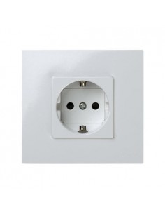 Base Enchufe Schuko + Marco en Monobloc 16A 250V Simon 27 Play 2791432-030