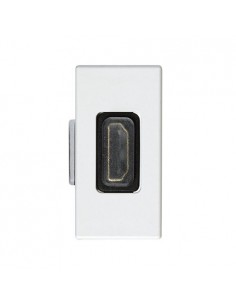 Conector HDMI v1.4 de medio elemento blanco Simon 2701094-030
