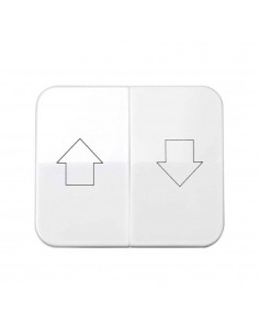 Tecla doble pulsador persianas c/enclavamiento Simon 75 75028