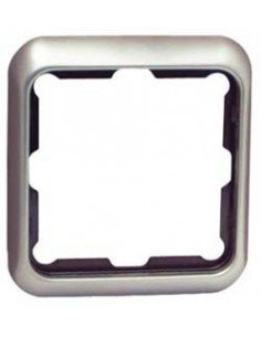 Marco 1 elemento Simon 75 aluminio 75610-33