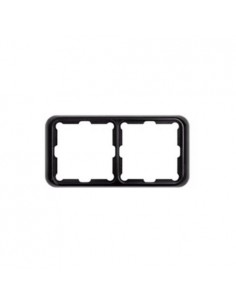 Marco 2 elementos Simon 75 negro 75620,32