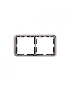 Marco 2 elemento Simon 75 cromado 75620,63