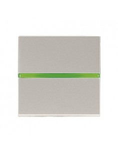 Pulsador con piloto Luz  NIESSEN ZENIT 2204.5 PL Plata