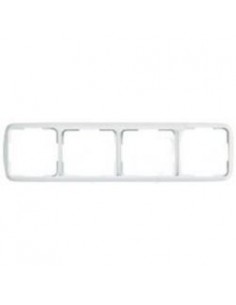 Marco 4 elementos Simon 75 Blanco 75640,30
