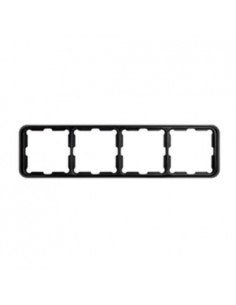 Marco 4 elementos Simon 75 negro 75640,32