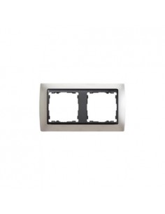 Marco 2 elementos Simon 82 Aluminio -grafito 82824.33