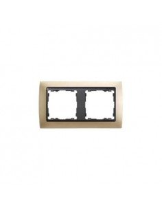 Marco 2  elementos Simon 82 Cava-Grafito 82824.34
