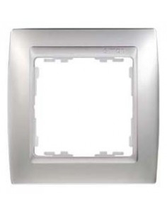 Marco 1 elementos Simon 82 Aluminio -Aluminio 82914.33