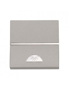 Pulsador NIESSEN ZENIT LUZ 2204.2  PL Plata