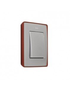 Marco SIMON Detail Color Metalizado 82 Select Aluminio Frio Base Roja 82016X0-255