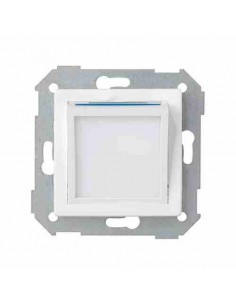 Placa basculante orientable haz luminoso para la baliza de cortesía blanco Simon 82036