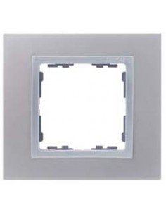 Marco 1 elementos Simon 82 Nature Aluminio 82917.33