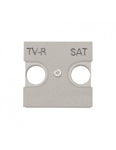 Tapa toma TV-R / SAT Niessen Zenit  2250.1 PL Plata