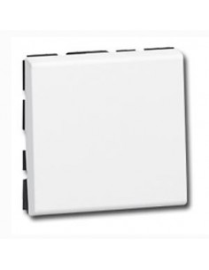 Pulsador Legrand 077040 mosaic 10 A. Dos modulos