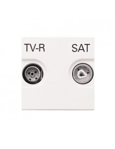 Toma TV -R/SAT Final Niessen Zenit  2251.7 BL Blanca