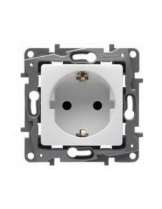 Enchufe 2p+t tornillo Protección Infantil Niloe Legrand  Blanco 664730