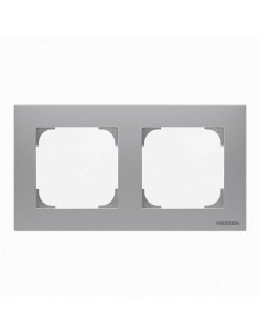 Marco 2 elemento  Blanco Niessen Sky 8572 BL