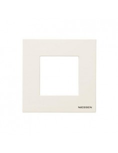 Marco 1 elemento, 2 módulos  N2271 BL Niessen Zenit Blanco